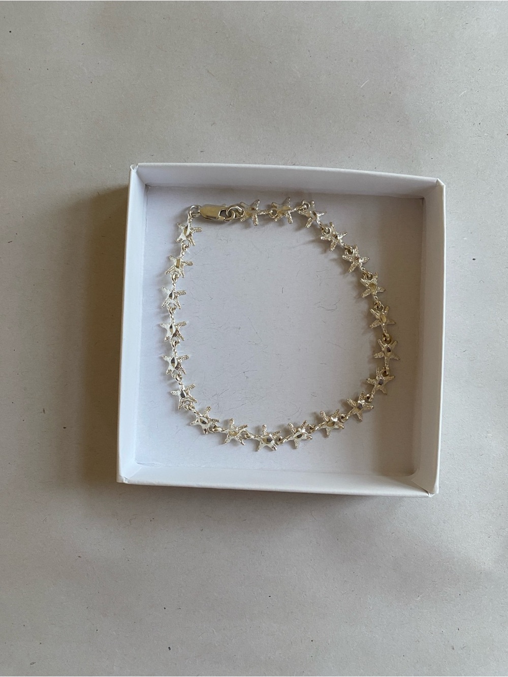 Delicate Sterling Silver Star Chain Bracelet/Anklet